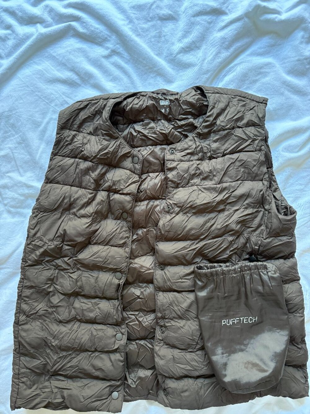 uniqlo down jacket vest